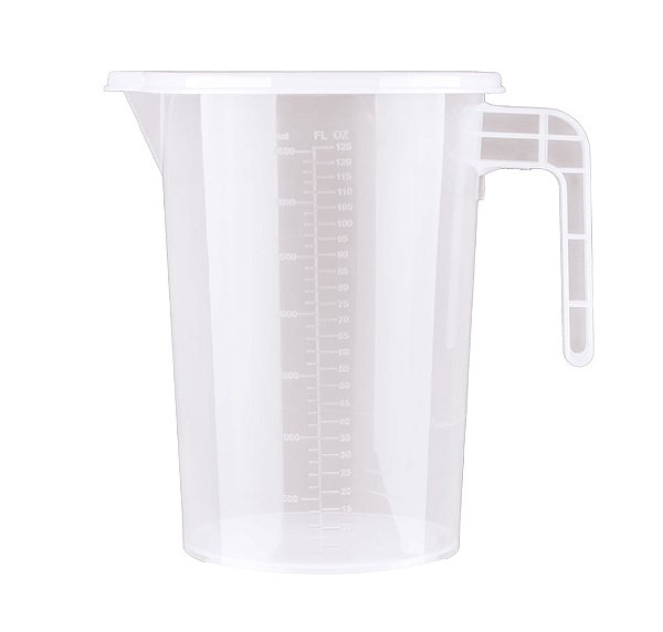 Copo Medidor Com Tampa 3.5 Litros - Plástico - Cromus Allonsy