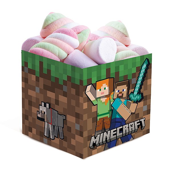 Cachepot Minecraft 11,5X11,5X11,5 - 8 Un
