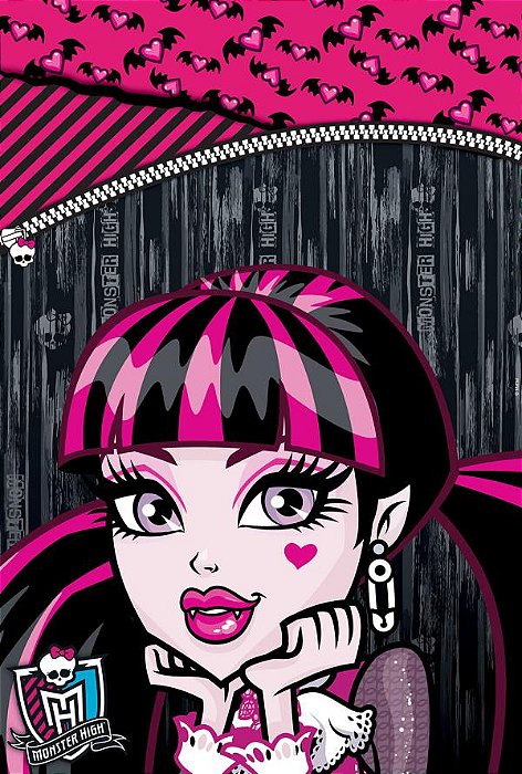 Saco 30X44 Draculaura - 40 Un