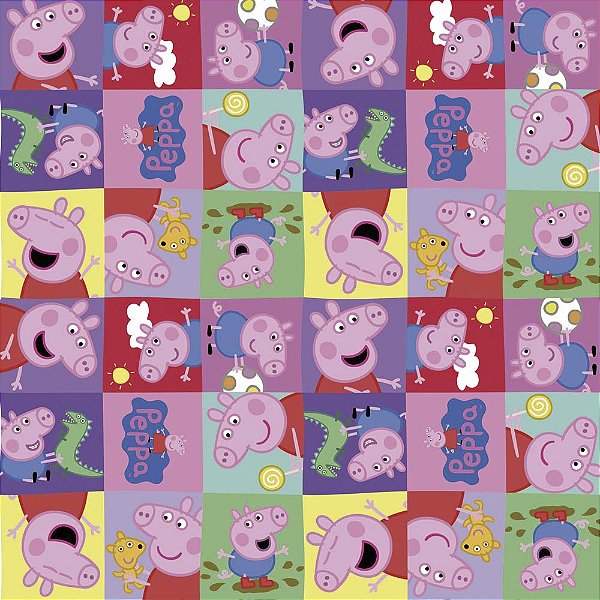 Saco 35X54 Peppa e George - 40 Un