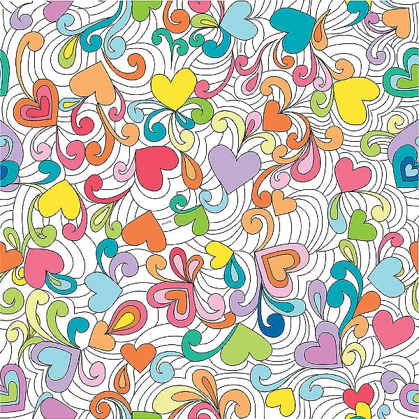 Saco Metal 60X90 Coração Pop - 25 Un