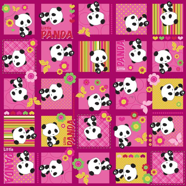 Saco Perolado 15X29 Little Panda - 100 Un