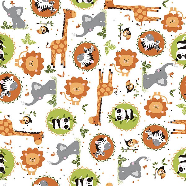 Saco Perolado 30X44 Safari Kids - 50 Un