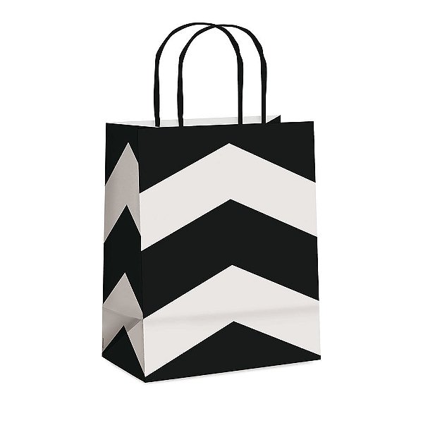 Sacola Papel Guedes Preto G 32X26,5X13