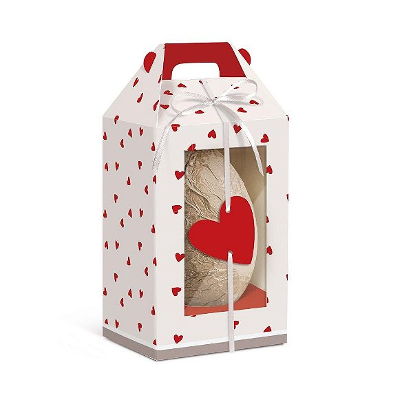 Caixa Maleta Vertical Ovo com Visor Romeu e Julieta 500G - 6 Un