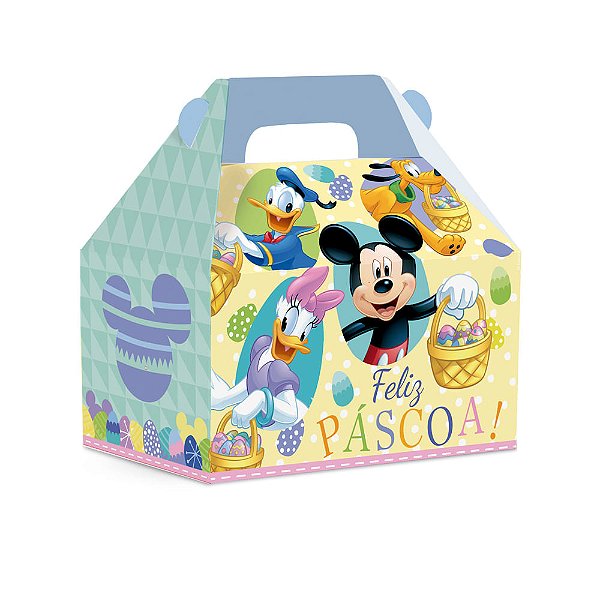 Caixa Maleta Kids Páscoa Disney G 15X10X15 - 10 Un