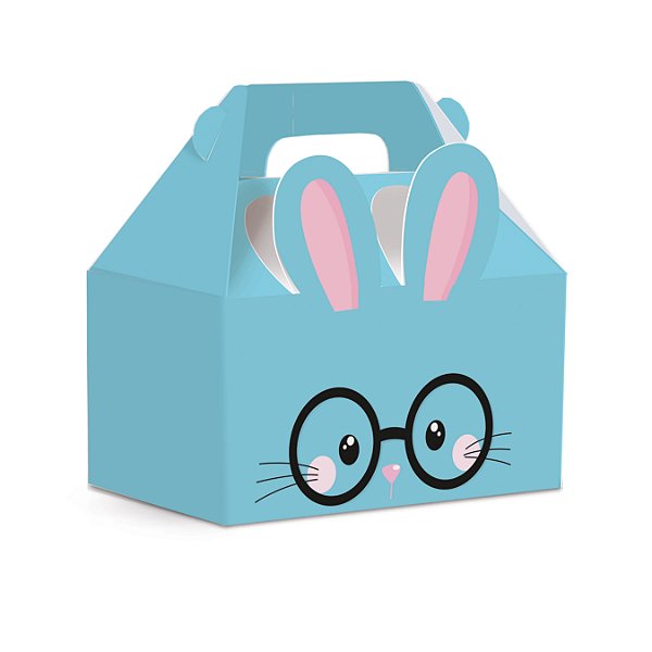 Caixa Maleta Kids Play Azul M 12X8X12 - 10 Un