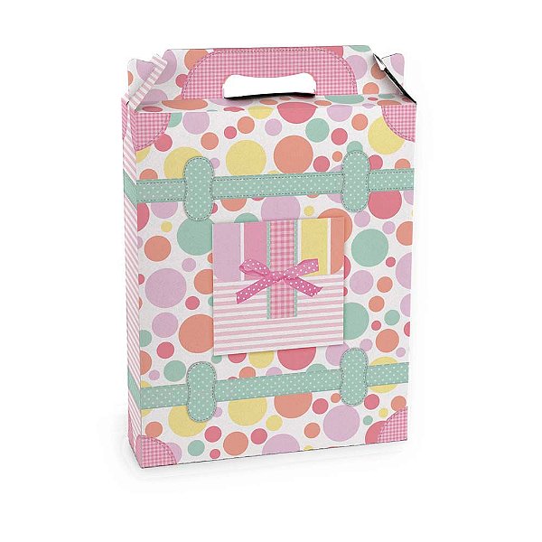 Caixa Maleta Retangular Vertical Sweet Colors GG 25X7,5X32