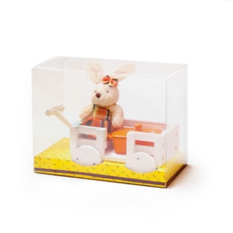 Caixa Plush Box Carriola Rosa 20,3X10,5X16 - 6 Un
