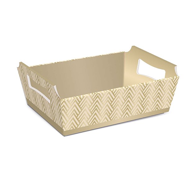 Cesta de Cartão Dominique Mg 27X18,5X9,5