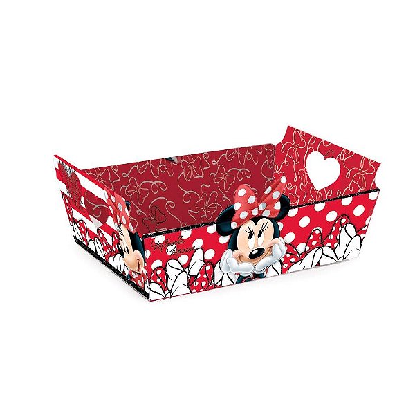 Cesta de Cartão Minnie Classic PP 14,5X10X5 - 10 Un