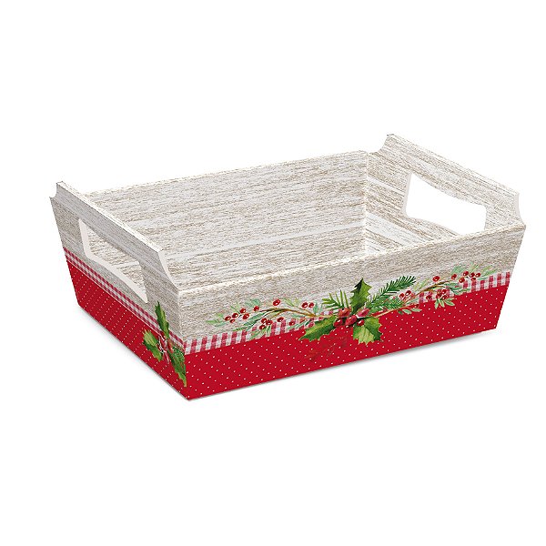 Cesta de Cartão Tradição P 18X13X7,5