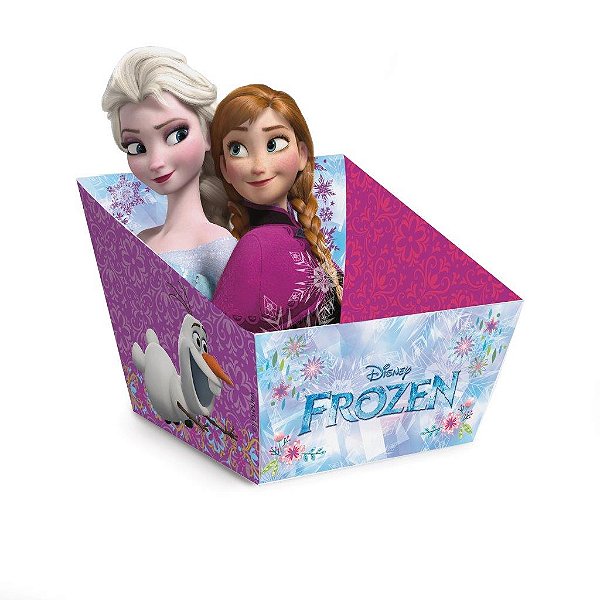 Cesta Quadrada Frozen P 6X6X6 - 10 Un