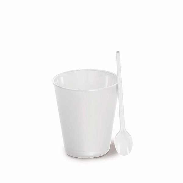 Copinho para Doces Redondo Branco 30Ml - 8 Un