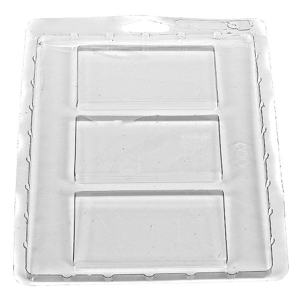 Forma Tablete Liso com 3 Cavidades - 10 Un