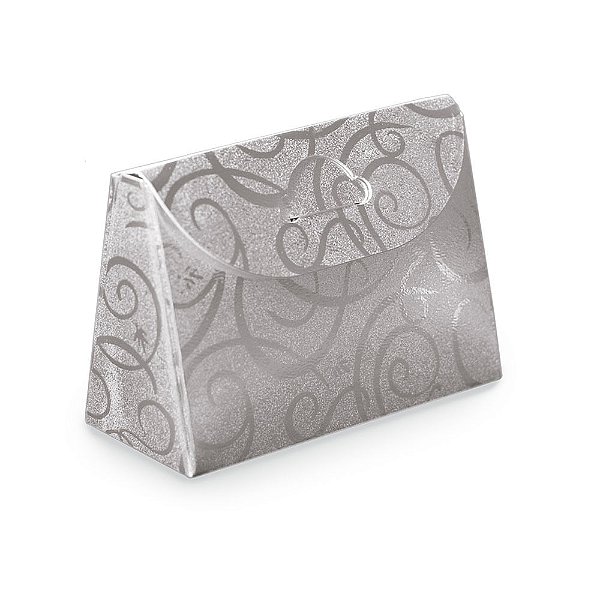 Mini Caixa Bag Glamour Prata G 9X4X6,5 - 10 Un