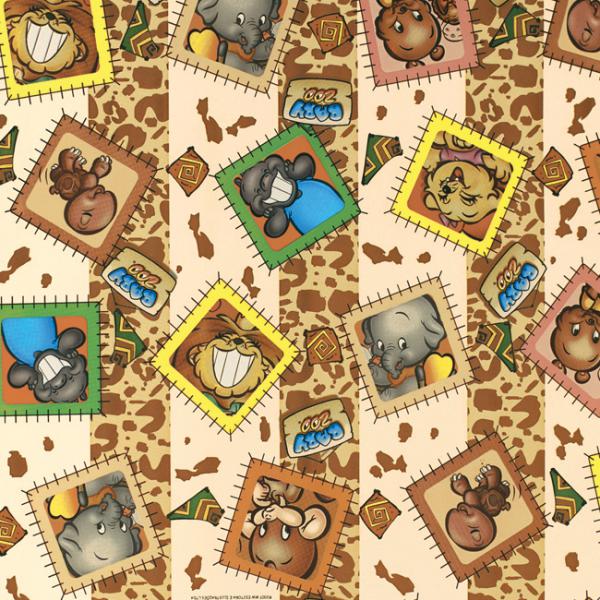 Saco 15X29 Baby Zoo Safari - 100 Un
