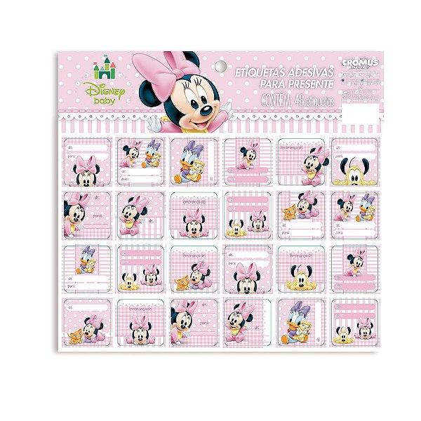 Cartela Adesiva de Para Minnie Baby - 2 Un