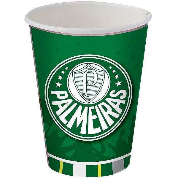 Copo Papel 200ml Palmeiras - Festcolor - 8 Un