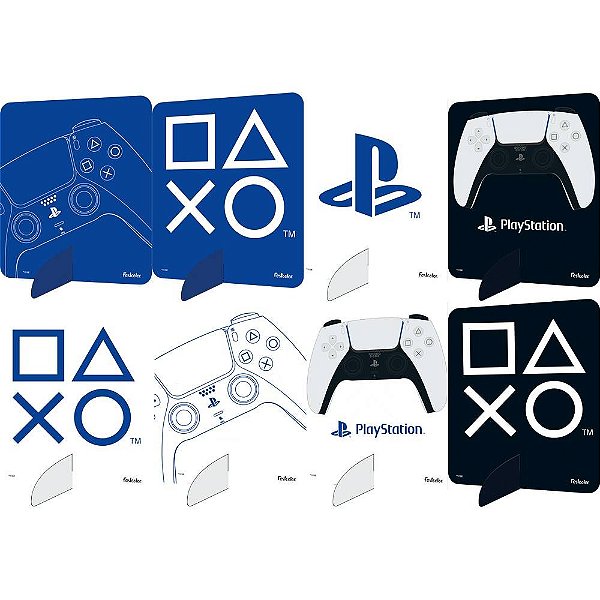 Decoração de Mesa PlayStation 5 - Festcolor - 08Un
