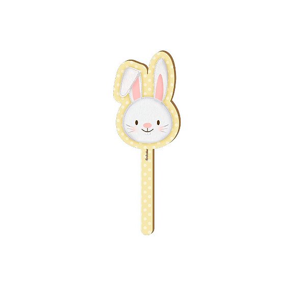MDF Pick Decorativo Coelho Candy - Festcolor - 1Un