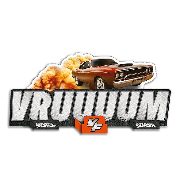 Enfeite Especial de Mesa Velozes e Furiosos - Festcolor - 1Un