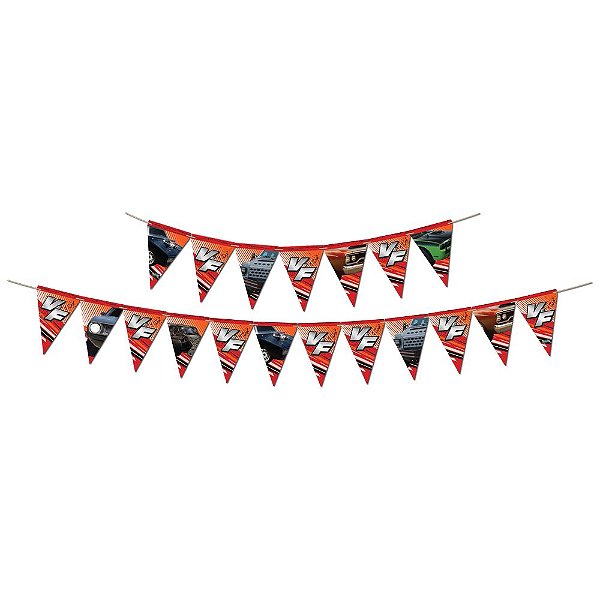 Faixa Decorativa Velozes e Furiosos - Festcolor - 1Un