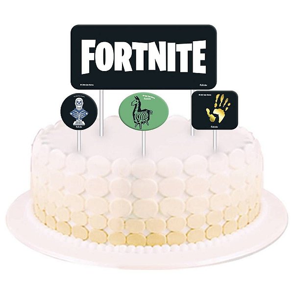 Topper para Bolo Fortnite - Festcolor - 04Un