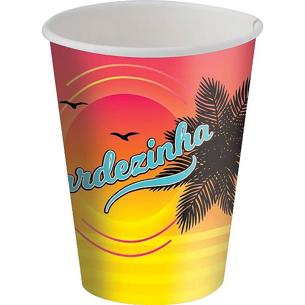 Copo Papel 200ml Tardezinha - Festcolor - 08Un