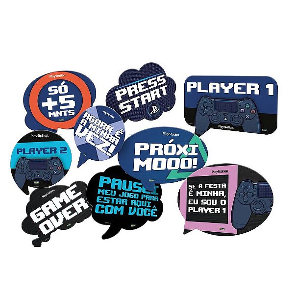 Kit Placas PlayStation - Festcolor - 09Un