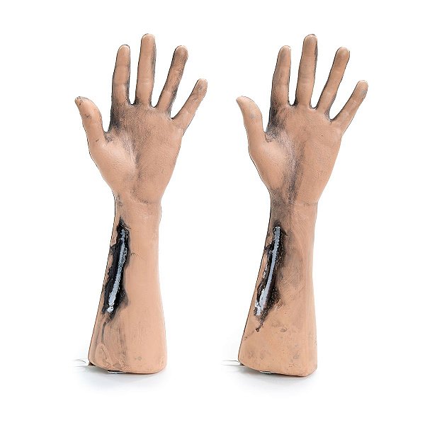 Mãos Machucadas para Decoração de Halloween - Cromus - 1 Un