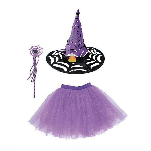 Kit Adereços Doces Ou Travessuras Halloween - Cromus - 1Un