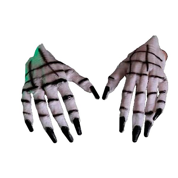Luva Mãos De Zumbi Halloween - Cromus - 1Un