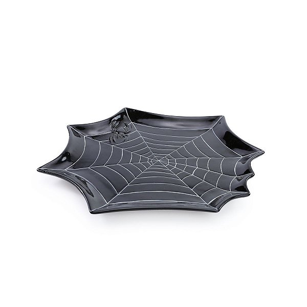 Teia de Aranha Decorativa Dracula para Decoração de Halloween - Cromus - 1 Un