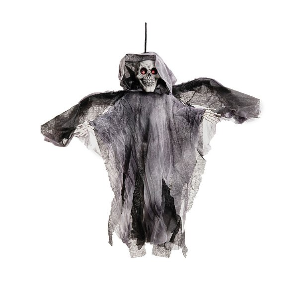 Caveira Lutero 50 cm para Decoração de Halloween - Cromus - 1 Un