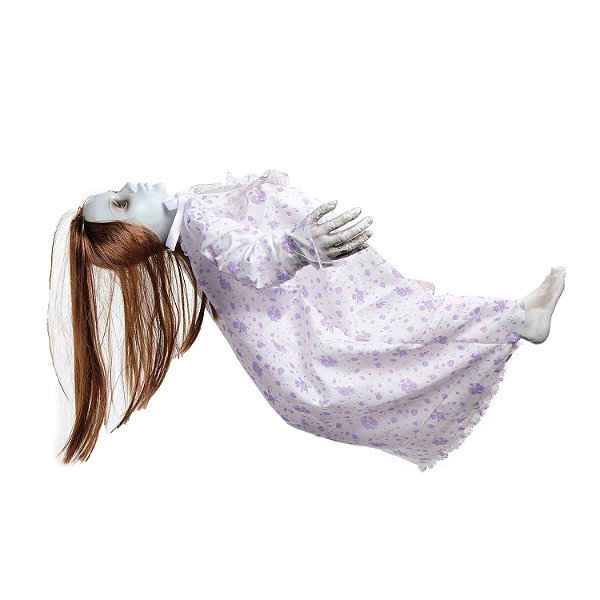 Boneca Agatha 75 cm para Decoração de Halloween - Cromus - 1 Un