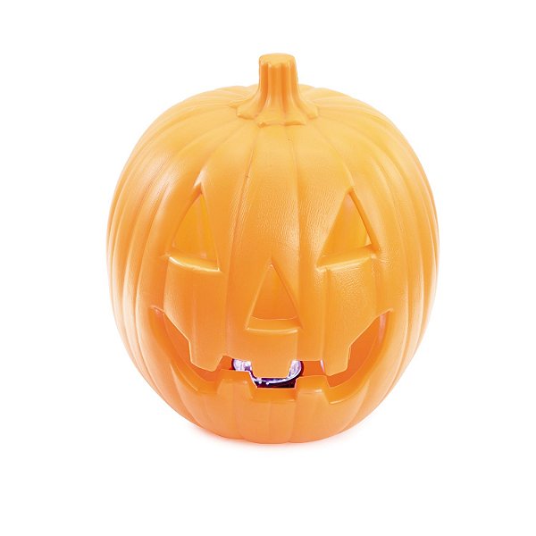 Abóbora Happy Halloween Laranja para Decoração de Halloween - Cromus - 1 Un