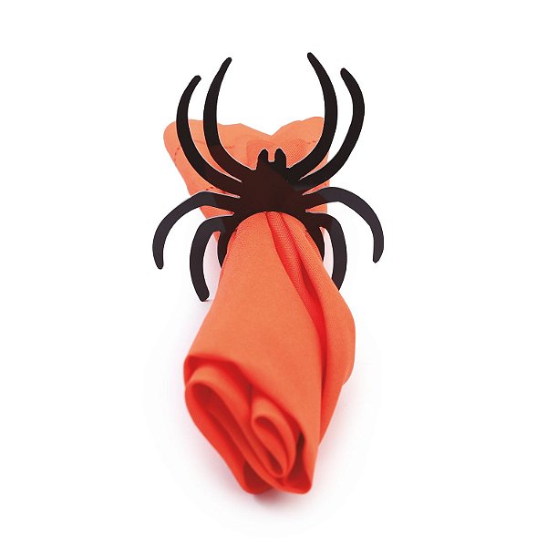 Argola Para Guardanapo Aranha Halloween - 1 Un