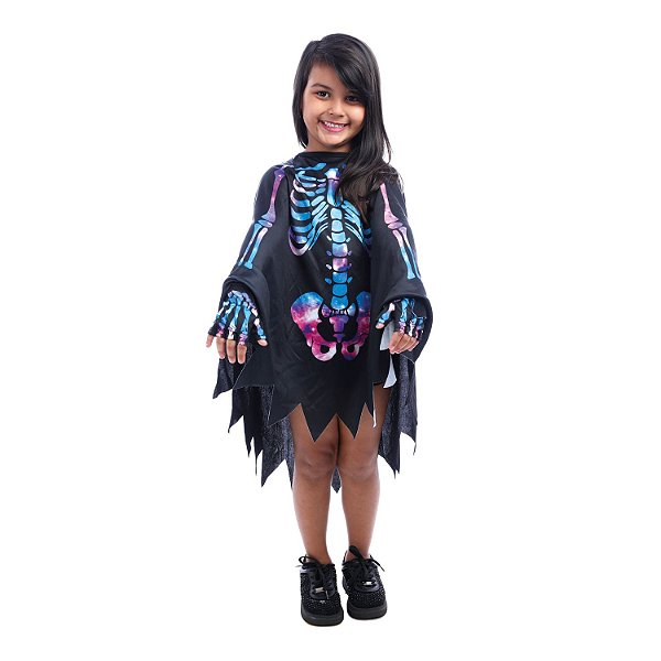 Kit Poncho Esqueleto - Cromus - 1 Un