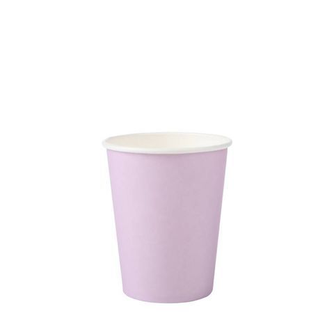 Copo de Papel 270ml Liso Candy Color Lilas - Silver Plastic - 8Un