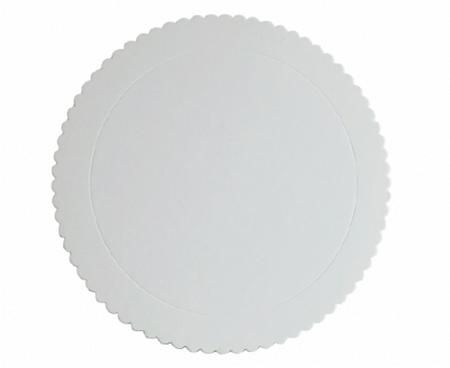 Cakeboard 35cm Branco - Silver Plastic - 1 Un