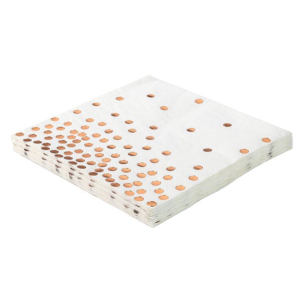 Guardanapo Estampado Folha Dupla - Silver Plastic - 20 Un
