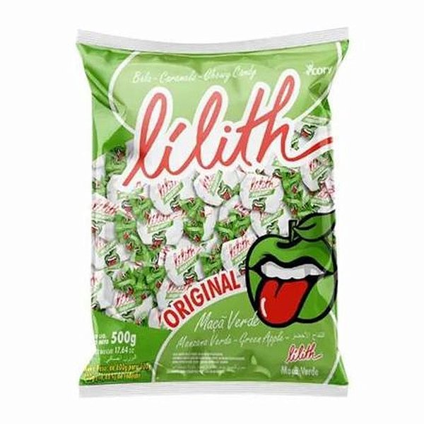 Bala Mastigável Lilith Maçã Verde 500g - Cory