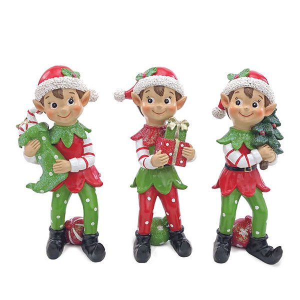 Elfo Decorativo Resina Sortido (Elfos) - 1 Un