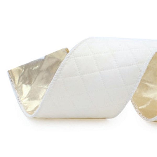 Fita Losangos Branco 6,3X914cm - 1 Un