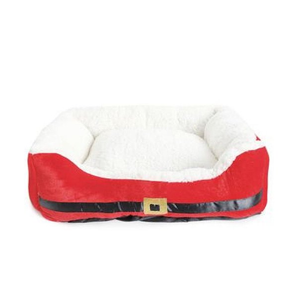 Cama Pet Noel Vermelho Branco Preto 60cm - 1 Un
