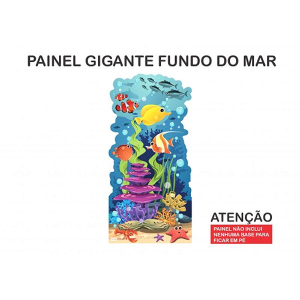 Painel Gigante Fundo do Mar - 1 Un