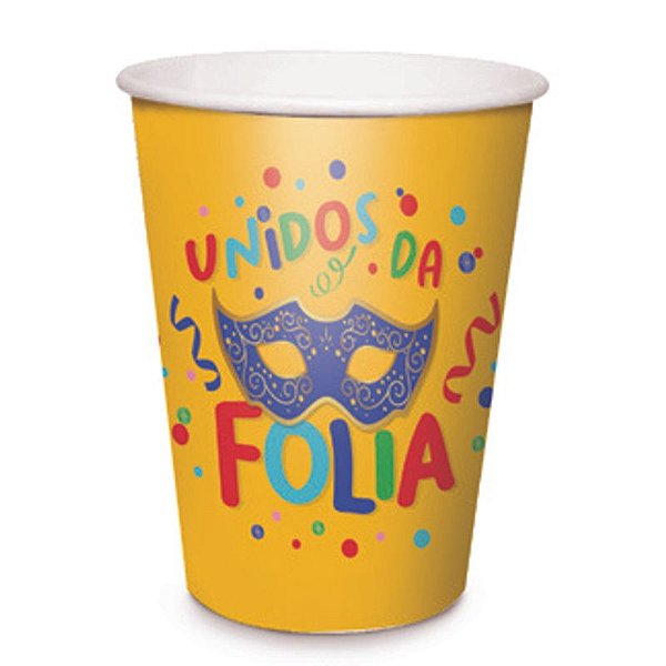 Copo Papel Festou 240ml - 8 Un