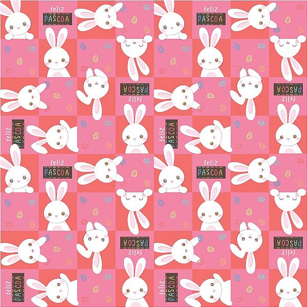 Folha Poli Páscoa Metalizado Luke's Rosa 69x89 - 25 Un Un