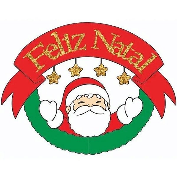 Guirlanda de E.V.A. Feliz Natal - 1 Un